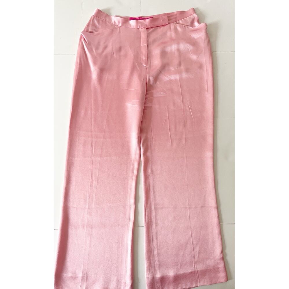 Emanuel Ungaro Pink Wide Leg Pants